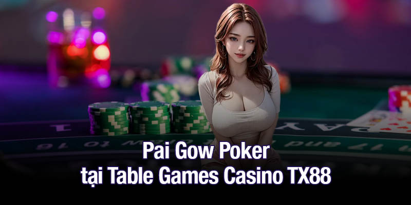 Pai Gow Poker tại Table Games Casino TX88